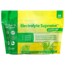 Jigsaw Health, Electrolyte Supreme, Zitrone-Limette, 60 Beutel, 12,5 oz (354 g)