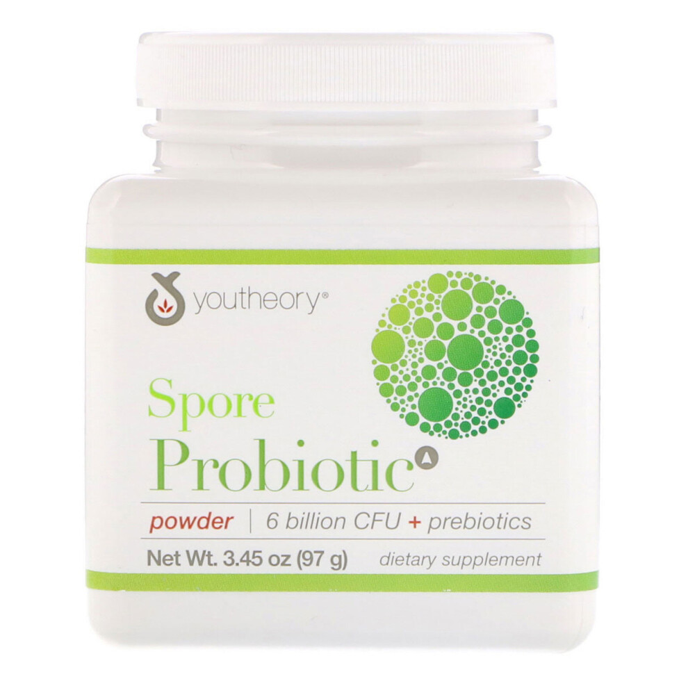 Youtheory , Spore Probiotic Powder, 6 Billion Cfu, 3.45 Oz (97 G)