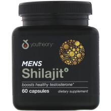 Youtheory, Homme, Shilajit, 60 Gélules Végétales
