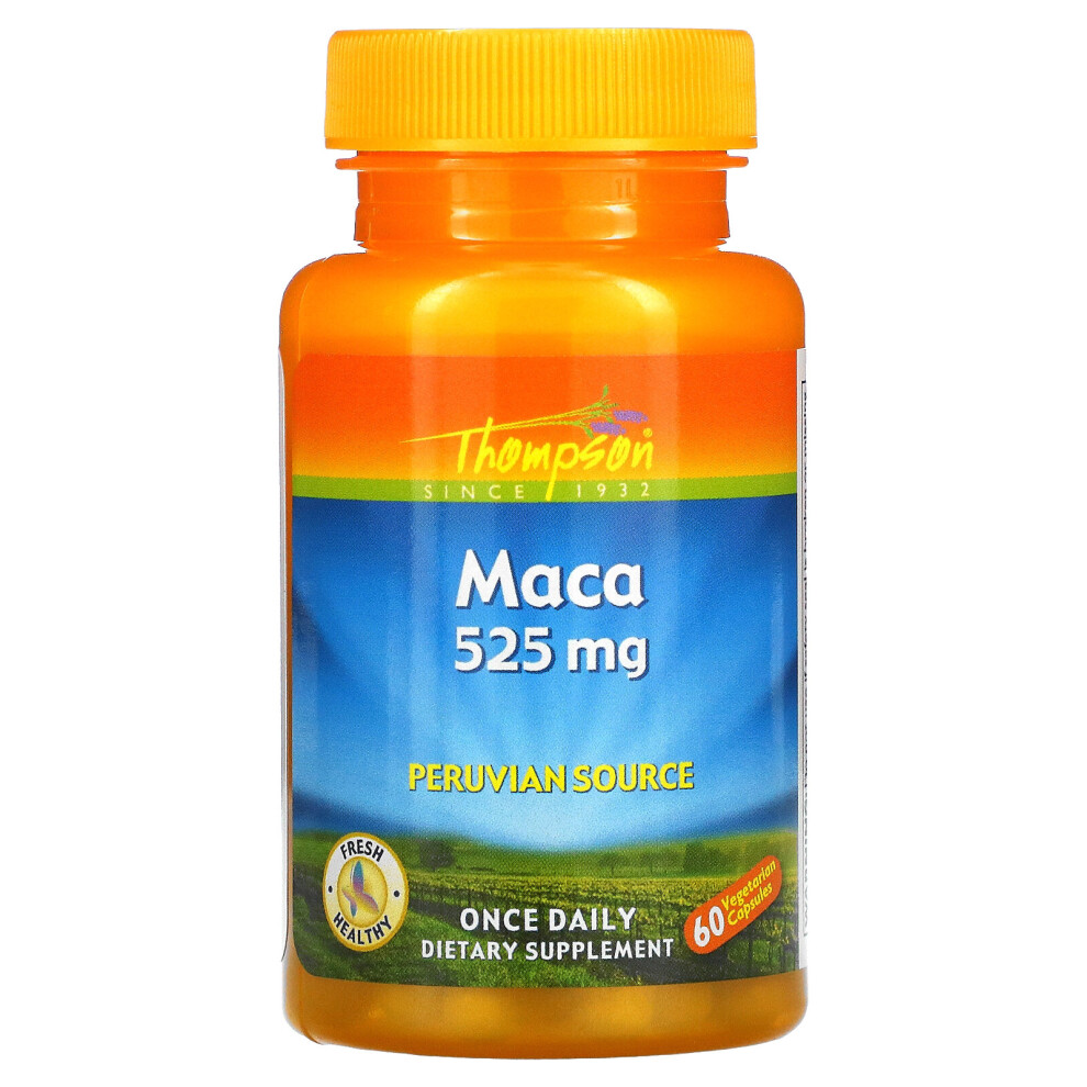 Thompson's Thompson, Maca, 525 Mg, 60 Vegetarian Capsules