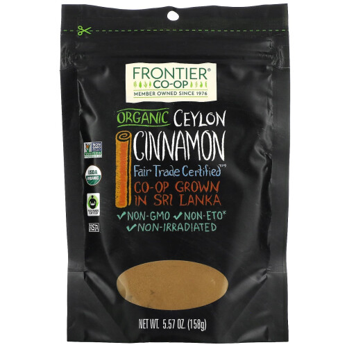 Frontier Co-op, Cannelle de Ceylan Bio et Équitable, 5,57 oz (158 g)