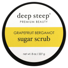 Deep Steep, Sugar Scrub, Grapefruit Bergamot, 8 oz (227 g)