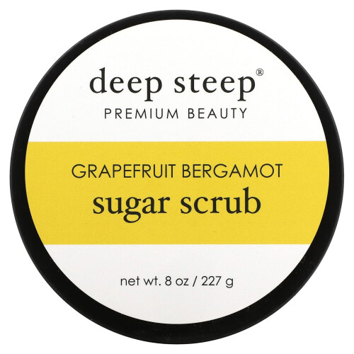 Deep Steep, Sugar Scrub, Grapefruit Bergamot, 8 oz (227 g)