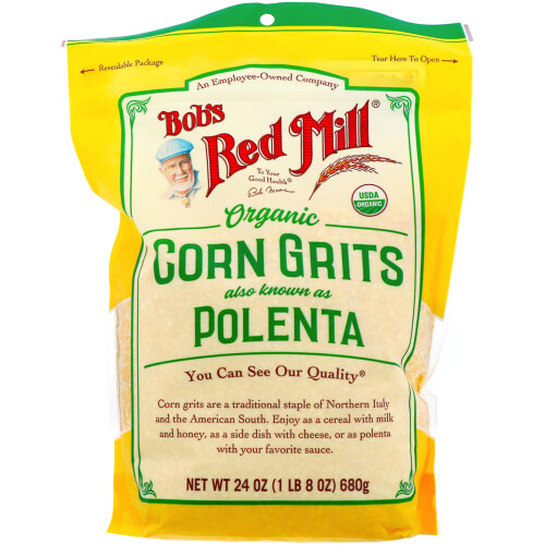 Bob's Red Mill, Organic Corn Grits, Polenta, 24 oz  (680 g)