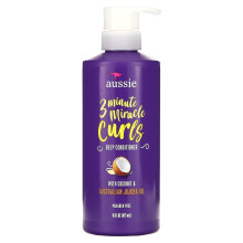Aussie, 3 Minute Wunder Locken, Tiefenpflegespülung, Mit Kokosnuss & Australischem Jojobaöl, 16 fl oz (475 ml)