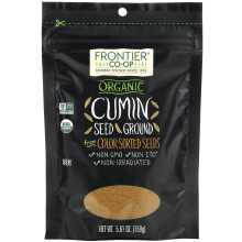 Frontier Co-op, Graines de Cumin Bio Moulues, 5,61 oz (159 g)