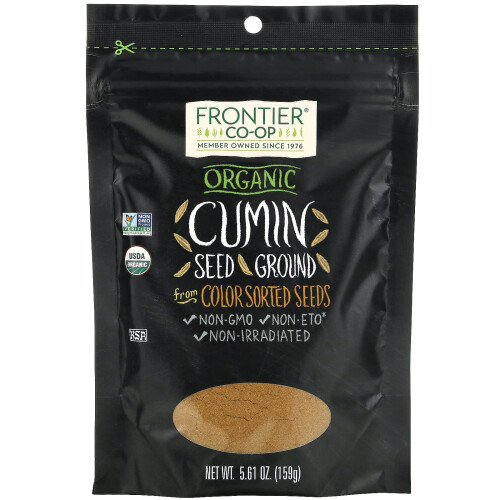 Frontier Co-op, Graines de Cumin Bio Moulues, 5,61 oz (159 g)