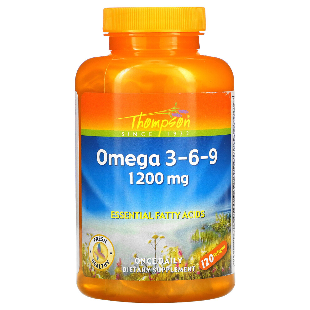 Thompson's Thompson, Omega 3-6-9, 1200 Mg, 120 Softgels