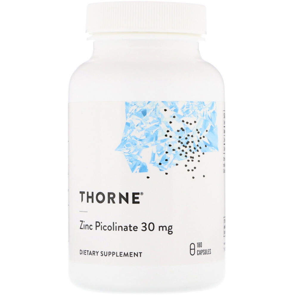 Thorne Research , Zinc Picolinate, 30 Mg 180 Capsules