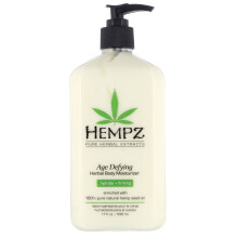 Hempz, Altersabwehrender Kräuter-Körperbefeuchter, Peptide + Koffein, 17 fl oz (500 ml)