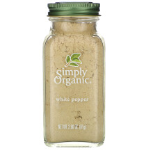 Simply Organic, Poivre Blanc, 2,86 oz (81 g)