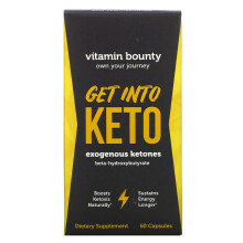 Vitamin Bounty, Get Into Keto, Exogenous Ketones, 60 Capsules