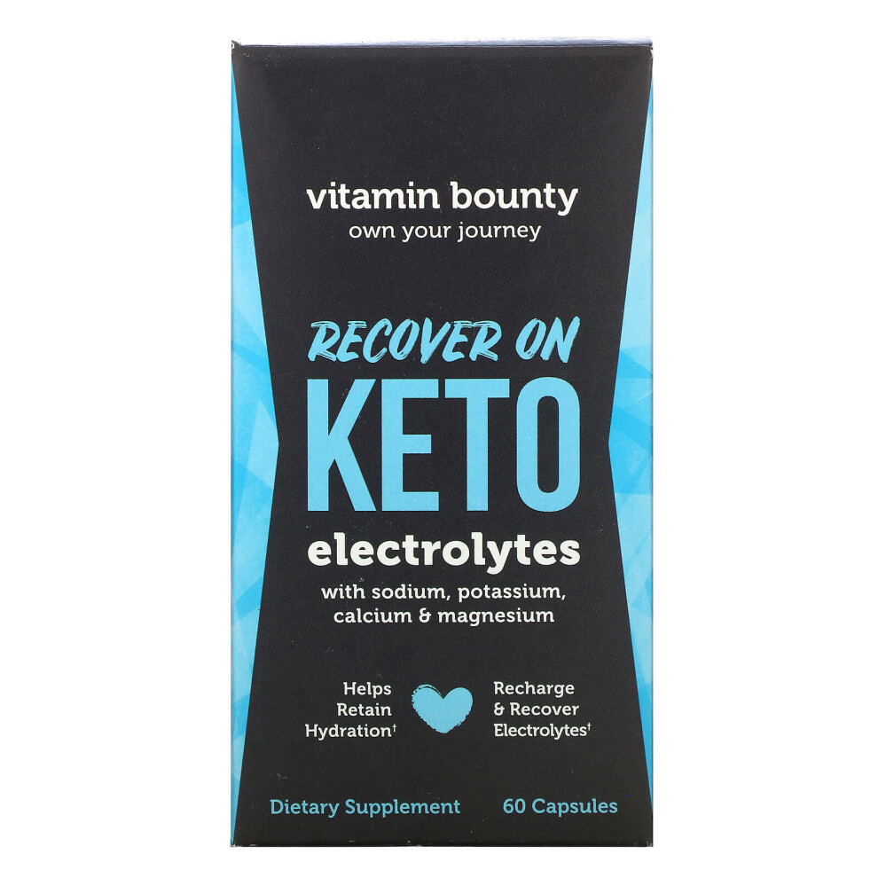 Vitamin Bounty , Recover On Keto, Electrolytes, 60 Capsules