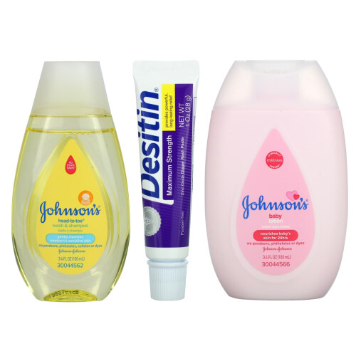 Johnson & Johnson Johnson's Baby, Baby Care Essentials, 3 Pack
