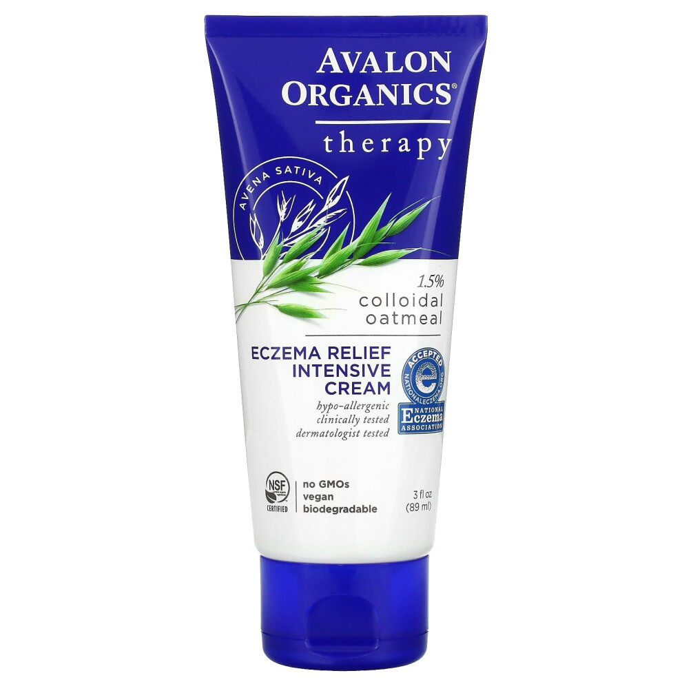 Avalon Organics, Eczema Relief Intensive Cream, 3 fl oz (89 ml)