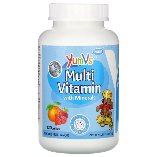 YumV's, Multi Vitamines avec Minéraux, Fruit Délicieux, 120 Gelées