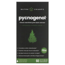 NutraChamps, Pycnogenol, 60 Vegane Kapseln