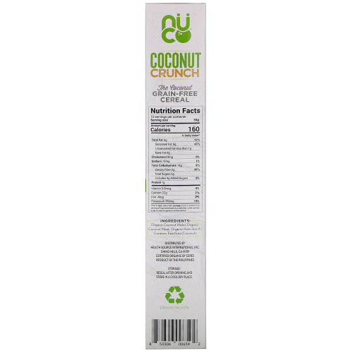 NUCO, Coconut Crunch Cereal, 10.58 oz (300 g) 1