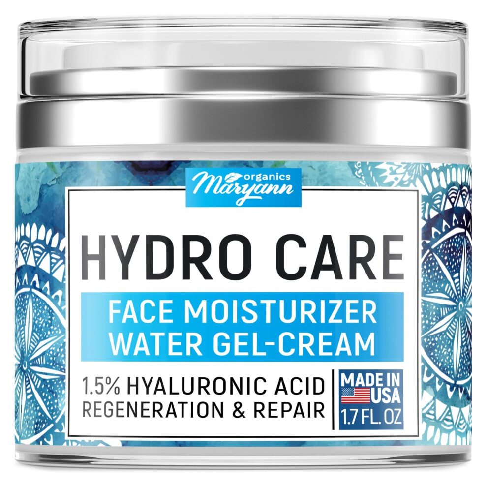 Maryann Organics Cream Hydro Care, Face Moisturizer Water Gel-, 1.7 Fl Oz