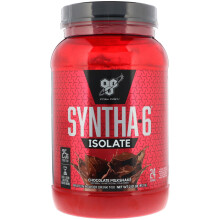 BSN, Syntha-6 Isolat, Mélange de Boisson Protéinée, Milk-shake Chocolat, 2,01 lb (912 g)