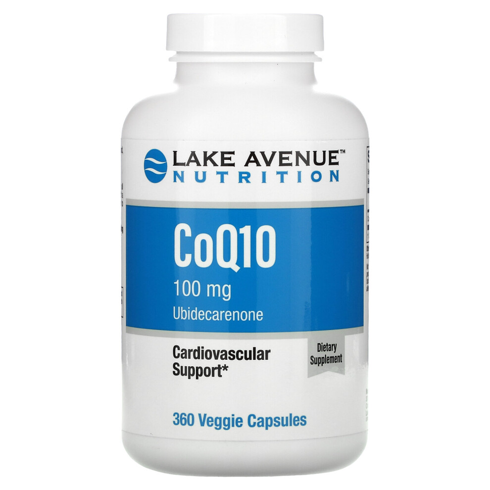 Lake Avenue Nutrition , Coq10, Usp Grade, 100 Mg, 360 Veggie Capsules