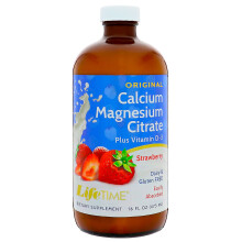 LifeTime Vitamins, Soutien Osseux, Fraise, 16 fl oz (473 ml)