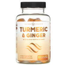 NutraChamps, Curcuma, Fruit Tropical Naturel, 60 Gommes Végétaliennes