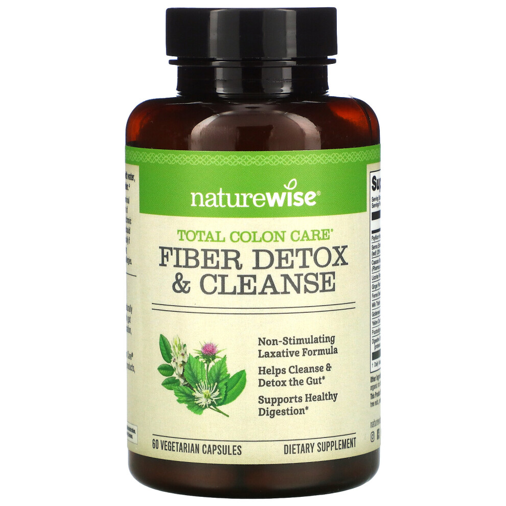 Naturewise , Fiber Detox & Cleanse, 60 Vegetarian Capsules