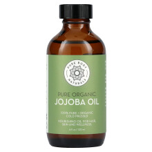 Pure Body Naturals, Reines Bio-Jojobaöl, 4 fl oz (120 ml)