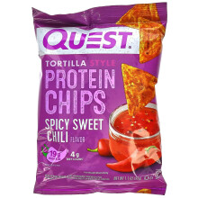 Quest Nutrition, Chips de Protéines Style Tortilla, Piment Doux Épicé, 8 Sachets, 1,1 oz (32 g) Chaque Sachet