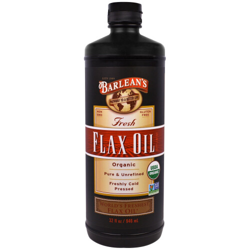 Barlean's, Bio-Frisches Leinöl, 32 fl oz (946 ml)