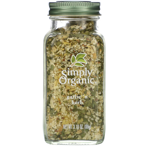 Simply Organic, Ail et Herbes, 3,10 oz (88 g)