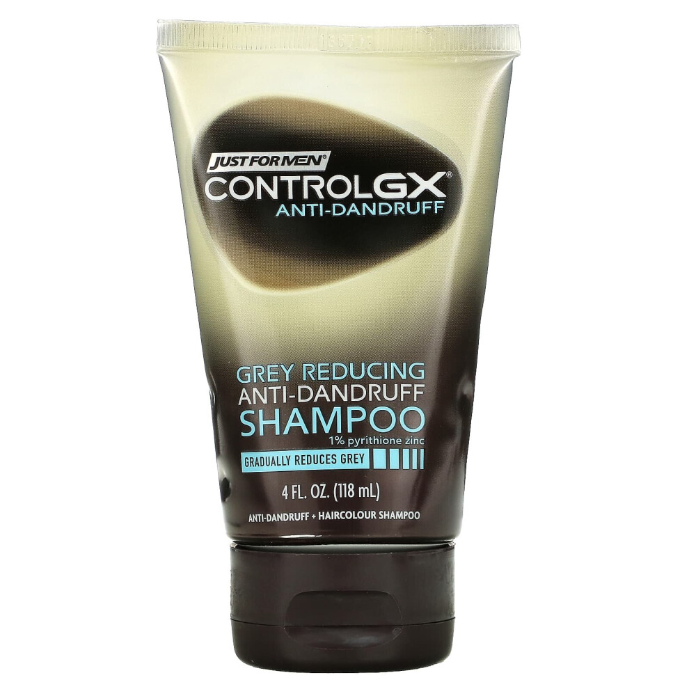 Just for Men, Control GX, Grey Reducing Anti-Dandruff Shampoo, 4 fl oz (118 ml)