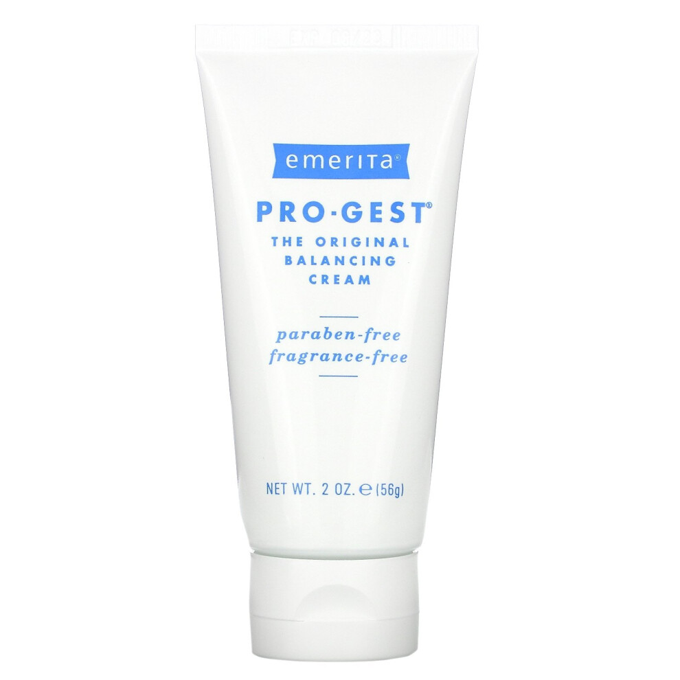 Emerita, Pro-Gest, Balancing Cream, Fragrance Free, 2 oz (56 g)