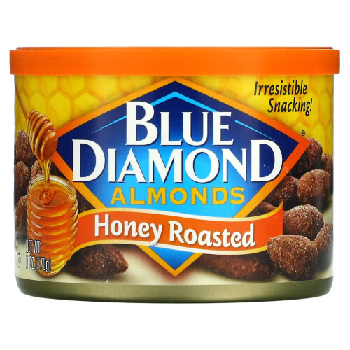 Blue Diamond, Mandeln, Honig Geröstet, 6 Unzen (170 g)