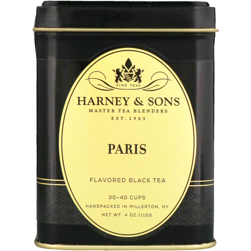 Harney & Sons, Thé Noir, Paris, 4 oz (112 g)