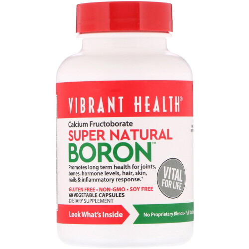 Vibrant Health, Boron, 60 Gemüsekapseln