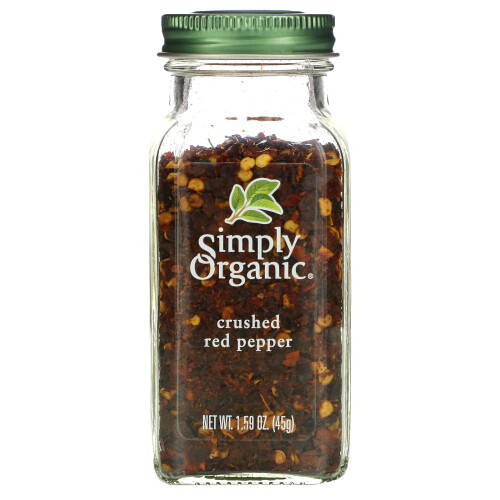 Simply Organic, Crushed Red Pepper, 1,59 oz (45 g)