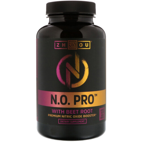 Zhou Nutrition, N.O. Pro, Stimulant Premium d'Oxyde Nitrique, 120 Capsules