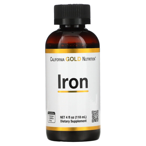 California Gold Nutrition, Eisen, 4 fl oz (118 ml)