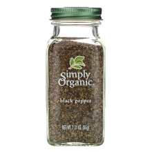 Simply Organic, Schwarzer Pfeffer, 2.31 oz (65 g)