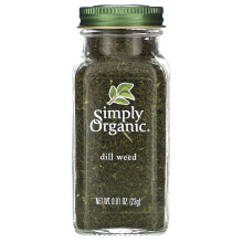Simply Organic, Dillkraut, 0,81 Unzen (23 g)