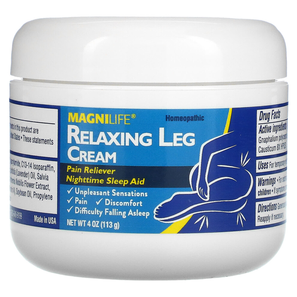 MagniLife, Relaxing Leg Cream, 4 oz (113 g)