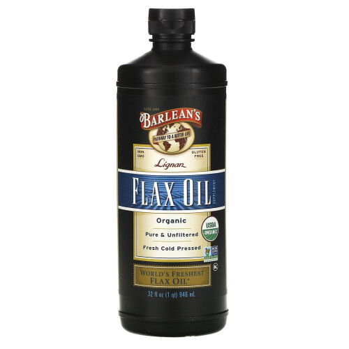 Barlean's, Bio-Leinöl mit Lignanen, 32 fl oz (946 ml)