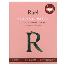Rael, Patch chauffant pour crampes menstruelles, 3 unités