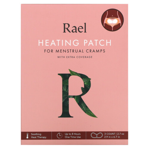 Rael, Wärmepflaster für Menstruationsbeschwerden, 3 Stück