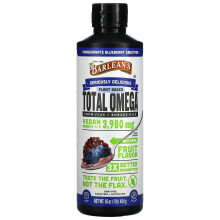 Barlean's, Pflanzliches Gesamt-Omega-3·6·9, Granatapfel-Blaubeer-Smoothie, 3.980 mg, 16 oz (454 g)