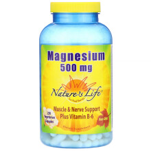 Nature's Life, Renewing Magnesium, 500 mg, 250 Kapseln