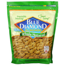 Blue Diamond, Mandeln, Ganze Natürliche, 25 Unzen (709 g)