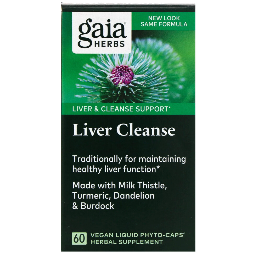 Gaia Herbs , Liver Cleanse, 60 Vegan Liquid Phyto-Caps